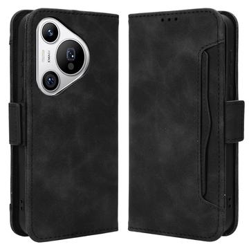 Huawei Pura 70 Cardholder Series Puzdro na Peňaženku - Čierne