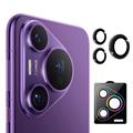 Huawei Pura 70 Pro/70 Pro+ Hat Prince Camera Lens Tempered Glass Protector - Black