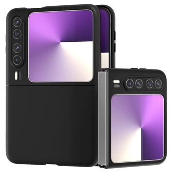 Huawei Pura X Pogumované Plastové Puzdro - Čierne