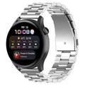 Huawei Watch 3/3 Pro Remienok z nehrdzavejúcej ocele - striebro