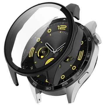 Huawei Watch GT 4 Plastové Puzdro s Ochranou Obrazovky - 46mm - Čierna