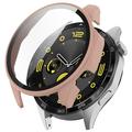 Huawei Watch GT 4 Plastové Puzdro s Ochranou Obrazovky - 46mm - Ružové zlato