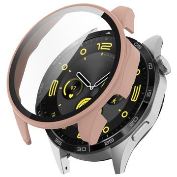 Huawei Watch GT 4 Plastové Puzdro s Ochranou Obrazovky - 46mm - Ružové zlato