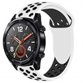 Huawei Watch GT Silikone Sport Band - White / Black
