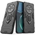 Honor Magic4 Hybrid Case s držiteľom prsteňov - čierna