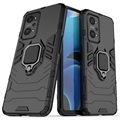 Realme GT Neo2 Hybrid Case s držiakom prsteňa - čierna