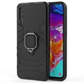 Samsung Galaxy A70 Hybridný puzdro s držiakom prsteňa