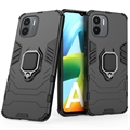 Xiaomi Redmi A1 Hybrid Case s Držiakom Prsteňa - Černá