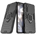 OnePlus Nord Hybrid Case s držiakom prsteňa - čierna
