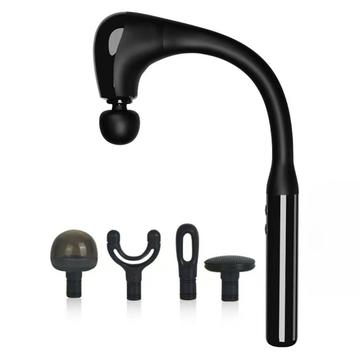 JA-G4 Electric Long-Handle Massager for Muscle Relaxation - Black