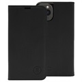 JT Berlín Knižnica Tegel iPhone 13 Pro Flip Leather Case - Black