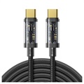 Joyroom S -CC100A20 Braided Cable USB -C - 100 W, 2 m - Čierna