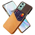 KSQ OnePlus 9 Pro Case s vreckom na kartu - káva