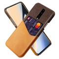 KSQ ONEPLUS 7 Pro Case s vreckom na kartu - káva