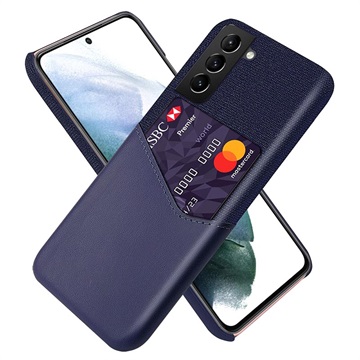 KSQ Samsung Galaxy S21 Fe 5G puzdro s vreckom na kartu - modrá