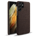 KSQ Cloth potiahnutá Samsung Galaxy S22 Ultra 5G Plastické puzdro