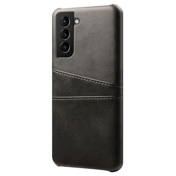 Plastové Puzdro Samsung Galaxy S22 5G Potiahnuté KSQ s Vreckami na Karty