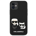 Karl Lagerfeld Karl & Choupette iPhone 13 Mini Silikone Case - Black