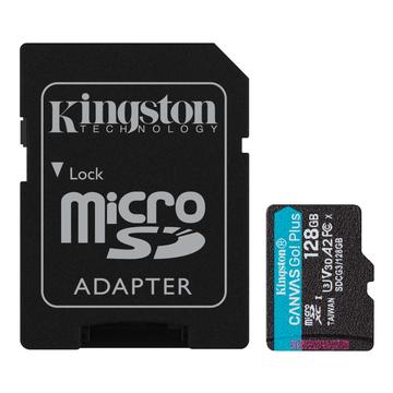 Kingston Canvas Go! Plus microSDXC Memory Card with Adapter SDCG3/128GB - 128GB