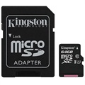 Kingston Canvas Vyberte pamäťovú kartu MicrosDXC SDCS/64 GB
