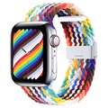 Apple Watch Series Ultra 2/Ultra/10/9/8/7/SE/6/5/4/4/3/1/1 pletený popruh - 49mm/46mm/45mm/44mm/42mm - dúha