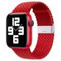 Apple Watch Series Ultra 2/Ultra/9/8/7/SE/6/5/4/4/3/2/1 pletený popruh - 45 mm/44 mm/42 mm - červená
