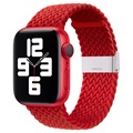 Apple Watch Series Ultra 2/Ultra/10/9/8/7/SE/6/5/4/4/3/2/1 pletený popruh - 49mm/46mm/45mm/44mm/42mm - červená