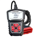 Konnwei KW309 OBD2/EOBD Diagnostický nástroj na chybu vozidla s LCD - Čierna