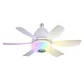 LEC017R 3-Speed RGB Dimmable Ceiling Fan with Bluetooth Speaker