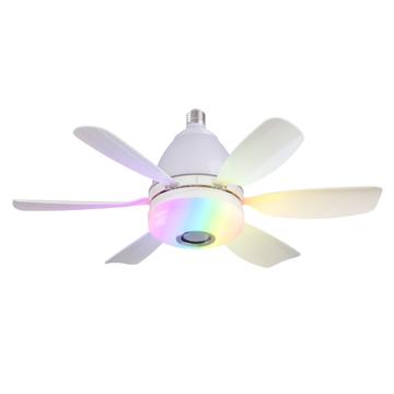 LEC017R 3-Speed RGB Dimmable Ceiling Fan with Bluetooth Speaker