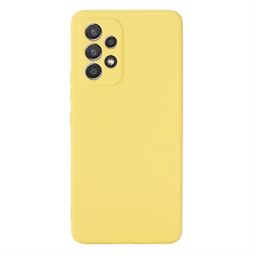 Tekutý silikónový obal na Samsung Galaxy A33 5G – Žltá