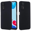 Tekutý silikónový obal na Xiaomi Redmi Note 11/11S – Čierny