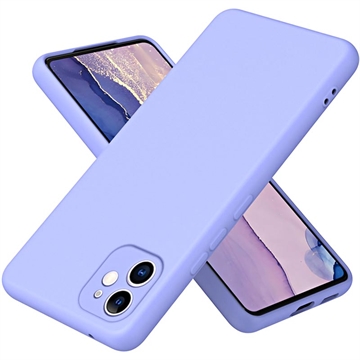 iPhone 11 Liquid Silicone Puzdro - Fialová