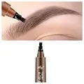 Dlhodobé prírodne vyzerajúce makeupové pero obočie-hnedé