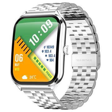 MT61 Ultra-Thin Smart Watch with AMOLED Display - Silver