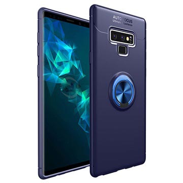 Samsung Galaxy Note9 Magnet Ring Grip / Kastand Case - Blue