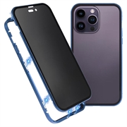 Magnetické Puzdro na iPhone 15 Pro s Tvrdeným Sklom na Ochranu Súkromia
