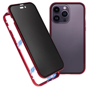 Magnetické Puzdro na iPhone 15 Pro Max s Tvrdeným Sklom na Ochranu Súkromia