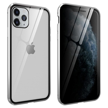 iPhone 11 Pro Magnetické Puzdro s Tvrdeným Sklom - Ochrana Osobných Údajov