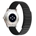 Samsung Galaxy Watch4/Watch4 Classic/Watch5/Watch6 Magnetic Silikone Sports Strap - Black