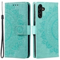 Séria Mandala Samsung Galaxy A54 5G Puzdro - zelená
