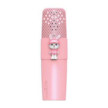 Maxlife Animal MXBM-500 Bluetooth mikrofón s reproduktorom - ružový