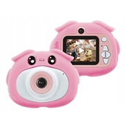 Detský digitálny fotoaparát Maxlife MXKC-100 - ružový