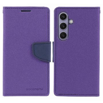 Mercury Goospery Fancy Diary Samsung Galaxy S24 Wallet Case - Purple