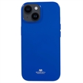iPhone 15 Plus Mercury Goospery Glitter TPU Puzdro - Modrá