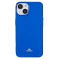 Puzdro iPhone 14 Plus Mercury Goospery Glitter – Modrá