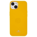 Puzdro iPhone 14 Plus Mercury Goospery Glitter – Žltá