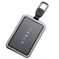 Tesla Key Card Metal Holder with Carabiner