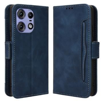 Motorola Edge 50 Pro Cardholder Series Puzdro na Peňaženku - Modrá
