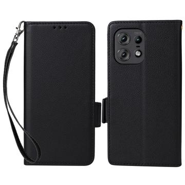 Motorola Edge 50 Pro Wallet Case Magnetic Closure